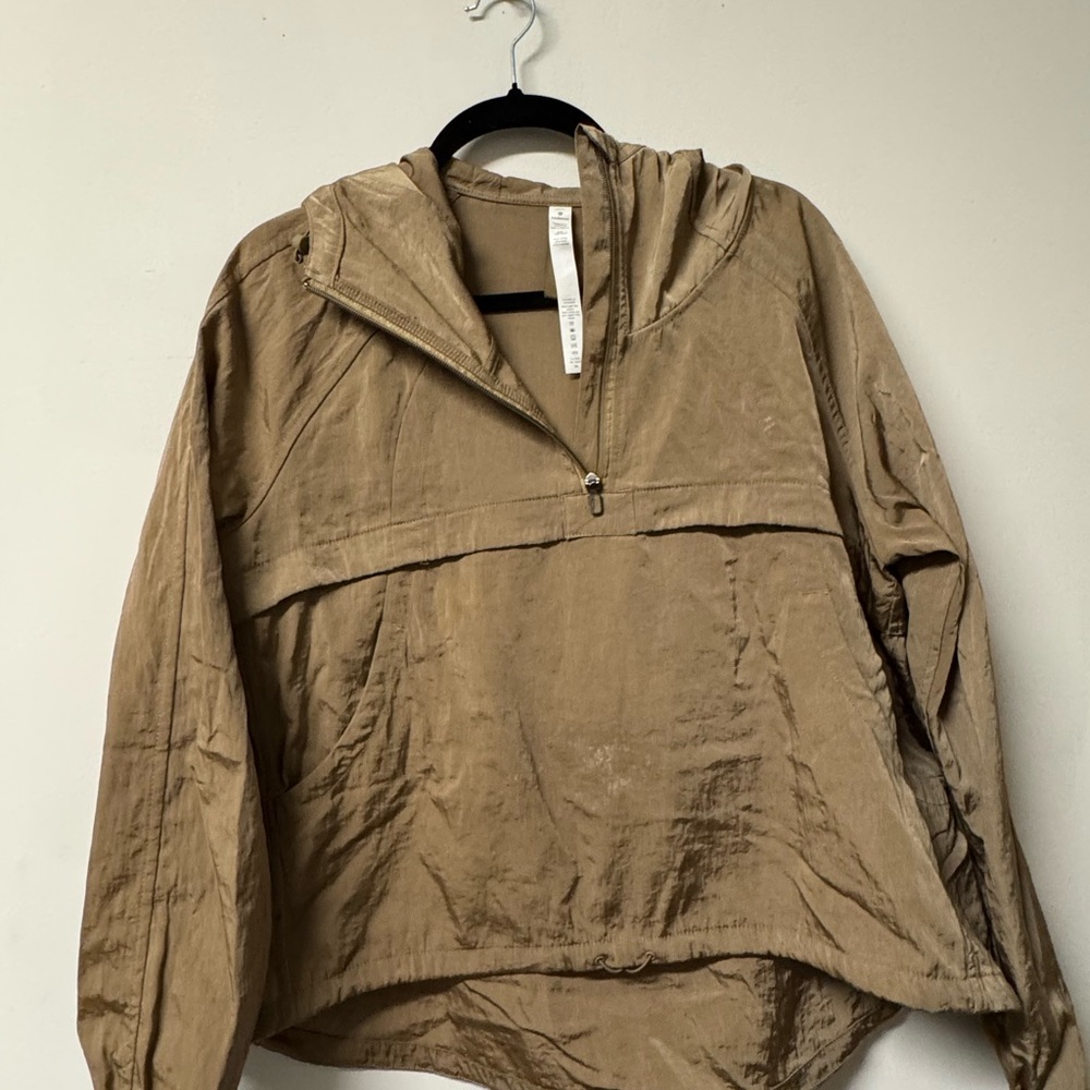 Lululemon Seek Vistas 1/2 Zip Jacket
 Frontier Size M/L Khaki - Picture 5 of 12